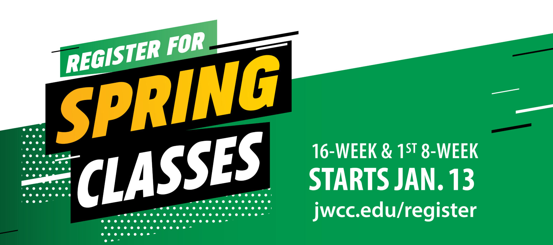 Register for Spring Classes